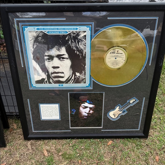 Other - Framed Jimi Hendrix Gold Record Display
